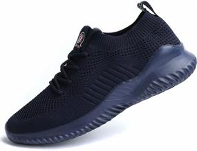 img 4 attached to Lightweight Breathable Men's Athletic Shoes with Business Appeal