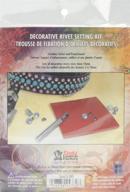 ⚒️ 3462-00 tandy leather rivet setting kit - synthetic materials logo