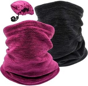 img 4 attached to Men's Winter Warmer Windproof Darkgrey Snowboard Accessories and Scarves