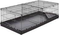 🐾 versatile small pet habitat cage for indoor-outdoor use - amazon basics canvas bottom edition logo