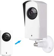 кронштейн для крепления камеры wyze cam pan aotnex с силиконовым чехлом: максимальная защита и легкая установка для использования как внутри помещения, так и на улице (белый). логотип