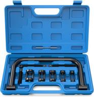 🔧 ultimate engine overhead solid valve spring compressor automotive tool c clamp service set - 10 pieces logo