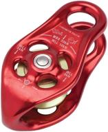 🔴 dmm red pinto pulley, 93 x 45 x 35mm logo