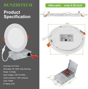 img 3 attached to 💡 DUNZHITECH Recessed Daylight Location Downlight: Perfect Illumination Solution with Style