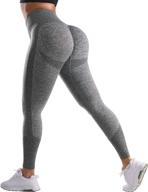 🏋️ enhance your workout with rxrxcoco high waist tummy control leggings: ruched butt lift yoga pants for effective results logo