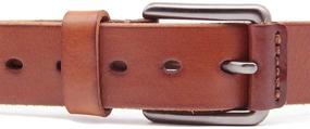 img 1 attached to 👨 HISTOCK Classic Leather Single Buckle Men's Belt Accessories: Premium Quality & Style