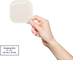 img 1 attached to 🩹 MedVance TM Hydrocolloid Foam Cushion Dressing – Bordered Adhesive, 4&quot;X 4&quot;, Pack of 5 dressings