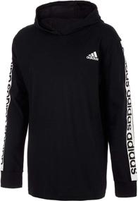 img 4 attached to Футболка Adidas из хлопкового джерси с рукавами