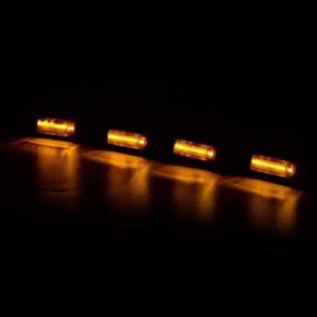 img 1 attached to 🔥 Амбер LED-освещение решетки FURYENGRAVER для гриля Toyota Tacoma TRD Pro 2016-2018 | Улучшенная видимость с адаптером предохранителя | 4 шт.