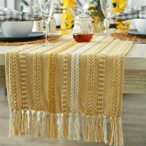 img 2 attached to 🍽️ Enhance Your Table Setting with DII Farmhouse Braided Table Runner: A Must-Have for Food Service Equipment & Supplies