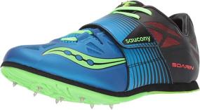 img 4 attached to 👟 Saucony Men's Soaring Track Slime: A High-Performance Athletic Shoe for Unmatched Performance