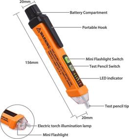 img 2 attached to 🔌 Neoteck Неконтактный тестер напряжения пера и отрезатель-скрутчик проводов 8 дюймов 10-22 AWG: Незаменимый многофункциональный инструментарий для работы с электрикой