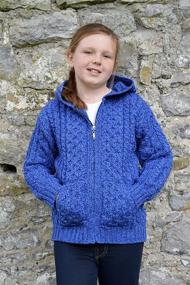 img 2 attached to Aran Crafts Cardigan Natural HD4039 NAT 8 Boys' Clothing