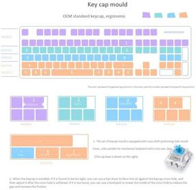 img 3 attached to Силиконовая механическая клавиатура BOKIE ручной работы