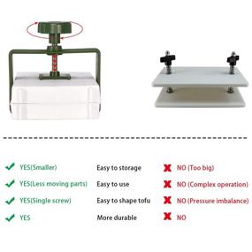 img 3 attached to Inkesky Tofu Water Extractor - Enhance Flavor by Draining Moisture from Firm Tofu