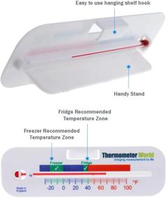 img 3 attached to 🌡️ Fridge Freezer Chiller Cooler Twin Pack Thermometer: Accurate Temperature Gauge for Refrigerator