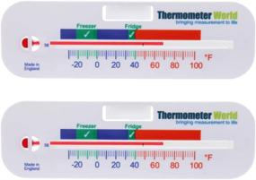 img 4 attached to 🌡️ Fridge Freezer Chiller Cooler Twin Pack Thermometer: Accurate Temperature Gauge for Refrigerator