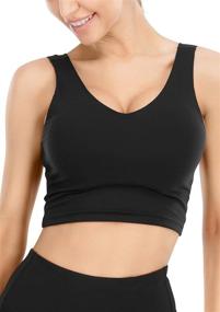 img 2 attached to 👚 Premium Comfort and Support: TASADA V Neck Sports Bras for Women - Top-Quality Women's Clothing