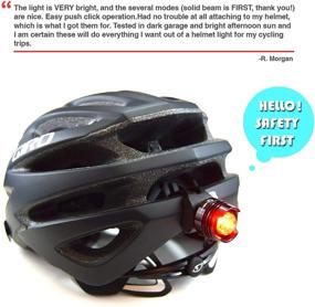 img 1 attached to 🚴 Stupidbright SBR-1: Ultra-Bright Strap-On Rear Bike Tail Light Mini LED for Bicycles, Skateboards & Longboards