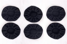 img 3 attached to ✈️ Premium Pack of 6 Cloth Ear Covers for Pilot Aviation Headsets - Enhanced Comfort and Noise Reduction