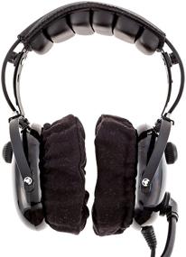 img 1 attached to ✈️ Premium Pack of 6 Cloth Ear Covers for Pilot Aviation Headsets - Enhanced Comfort and Noise Reduction