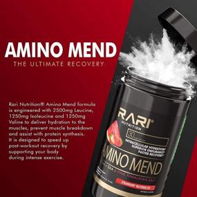 img 2 attached to 💪 RARI Nutrition Amino Mend Rocket Pop - Natural BCAAs Amino Acids Powder with Pink Himalayan Salt for Endurance & Post Workout Recovery, Keto Friendly Aminos, 30 Servings