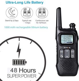 img 2 attached to 📞 Retevis RT16 Walkie Talkies with Earpieces - Long Range Rechargeable Two Way Radios with Dual Watch, Emergency Flashlight, NOAA, VOX - Ideal for Business, Retail, Hotel Use (Pack of 6)