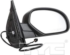 img 4 attached to 🔍 Black/PTM Outside/Exterior Mirrors - NSF Version TYC 2170441-1