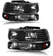 headlight assembly silverado suburban replacement logo