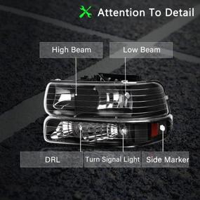 img 3 attached to Headlight Assembly Silverado Suburban Replacement