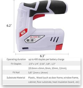 img 3 attached to Effortlessly Efficient: KeLDE Cordless Electric Rechargeable Stapler