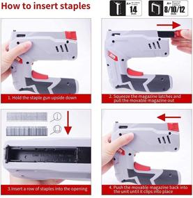 img 1 attached to Effortlessly Efficient: KeLDE Cordless Electric Rechargeable Stapler