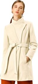 img 4 attached to Allegra Womens Classic Collar Sleeve Women's Clothing for Coats, Jackets & Vests