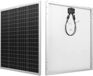 🌞 100w polycrystalline 12v solar panel - compact design, high efficiency module for battery charging boat, caravan, rv, off-grid applications logo