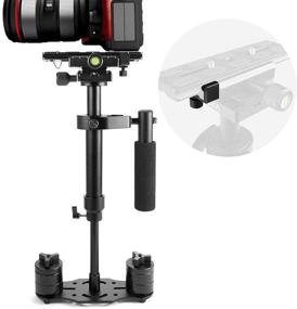 img 3 attached to 📸 TYCKA S40 Handheld Stabilizer Anti-Shake Camera Stabilizer Aluminium Alloy Video Mount with 1/4'' and 3/8'' Screws for Nikon Canon Sony Panasonic Camcorder Camera Video DV DSLR