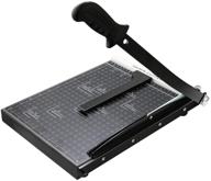 📐 the ultimate a4 paper trimmer: heavy duty guillotine cutter with gridded base – cut length 12 sheets – perfect cutting machine for home office logo