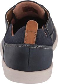 img 2 attached to CLARKS Lisbon Sneaker Leather Canvas Men's Shoes