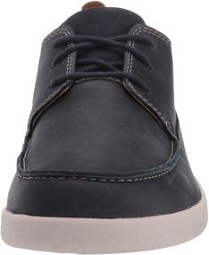 img 3 attached to CLARKS Lisbon Sneaker Leather Canvas Men's Shoes