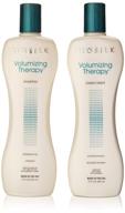 biosilk volume therapy shampoo and conditioner, pack of 2, 12 fl oz logo