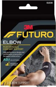 img 4 attached to 🏋️ FUTURO Performance Comfort Elbow Support: Breathable and Adjustable for All Sizes