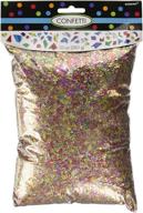 праздничный аркан 369006 фольгированная стружка конфетти 1 упаковка - яркое многоцветное украшение для вечеринки, 10 унций. логотип