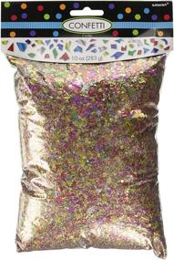 img 1 attached to Festive amscan 369006 Foil Scrap Confetti 1 pack - Vibrant Multicolor Party Decoration, 10 oz