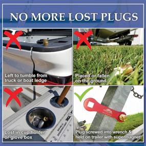 img 3 attached to 🛥️ Efficient Elite Engineering USA Beach’N Boat Drain Plug Wrench + Spare Brass Plug - Ideal for 1/2 inch NPT Plugs