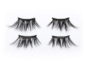 img 3 attached to Eylure Luxe Baroque Magnetic Accent False Lashes