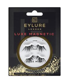 img 4 attached to Eylure Luxe Baroque Magnetic Accent False Lashes