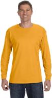 футболка с коротким рукавом для мужчин hanes tagless размера large - оптимизированная одежда для футболок и топов логотип