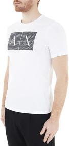 img 2 attached to Armani Exchange Men's Crew Black: Stylish Men's Clothing, T-Shirts & Tanks