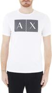 armani exchange men's crew black: stylish men's clothing, t-shirts & tanks logo