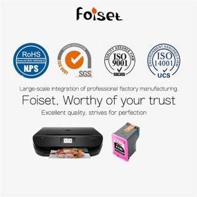 img 1 attached to 🖨️ Foiset Remanufactured HP 61 61XL Inkjet: Compatible with HP Envy 4500 4501 5530 Deskjet 1510 2540 2541 2542 3510 3050A Officejet 4630 4635 Printer (2 Black, 1 Color)