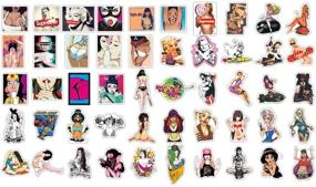 img 1 attached to 50PCS Sexy Girl Stickers: Anime, Hot Girl, Waterproof Vinyl Decals for Laptop, Water Bottle, Motorcycle, Phone, Skateboard, and More!